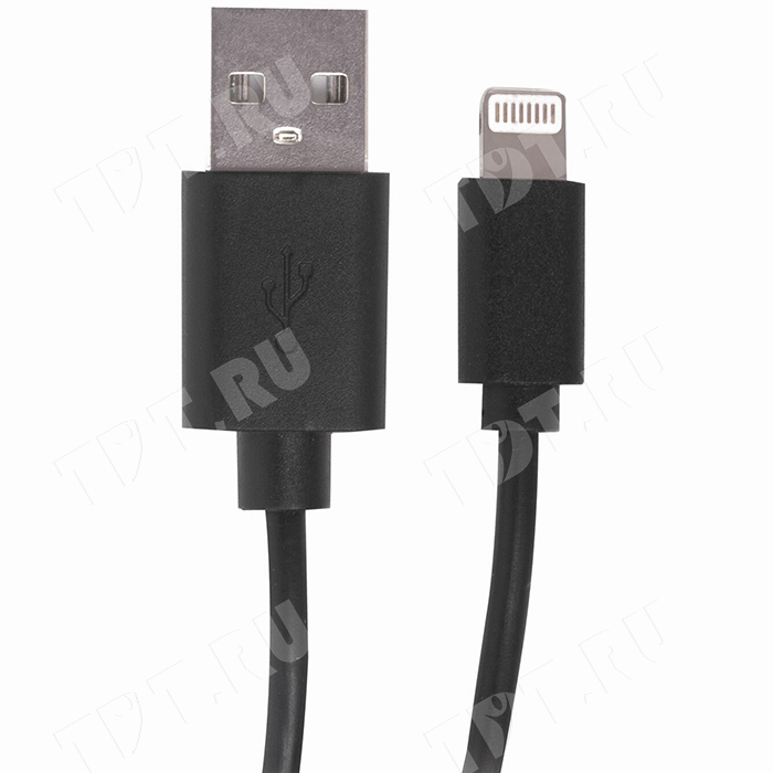 Кабель USB 2.0-Lightning, 1 м, SONNEN, медь, для передачи данных и зарядки iPhone/iPad