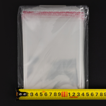 Прозрачный БОПП пакет с клеевым клапаном, 15*12 см, 100 шт.