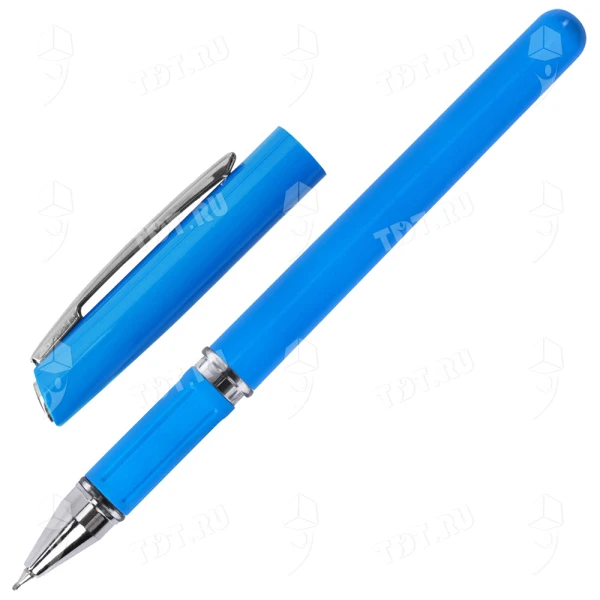 Ручка шариковая масляная BRAUBERG L-10 с грипом, синяя, 0.7 мм