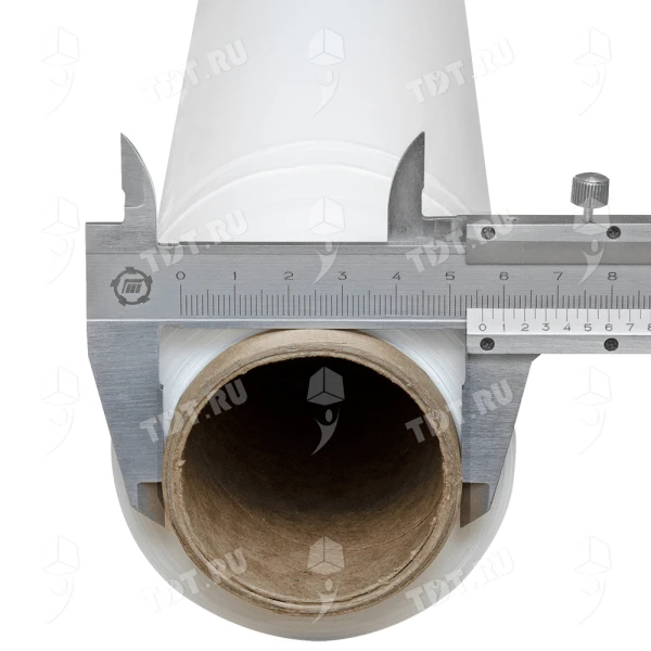 Стрейч пленка белая в рулоне, 500 мм, 23 мкм, 1.2 кг, 1 сорт