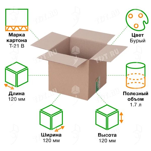 Короб К-440/1, 120*120*120 мм, Т-21 В