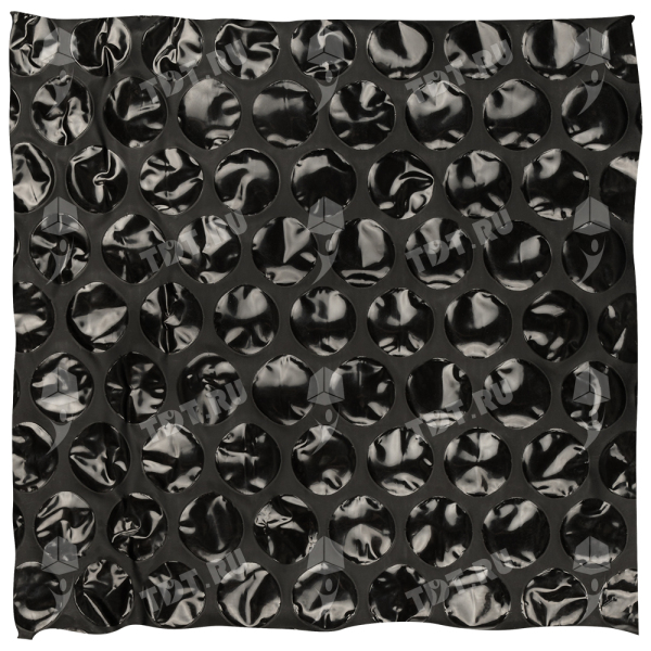Пакет ВПП «Black bubble», черный, трёхслойный, 10*10 см