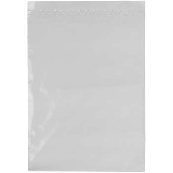 Курьер-пакет белый без печати, без кармана, 340*460+40 мм, 50 мкм, 1 шт.