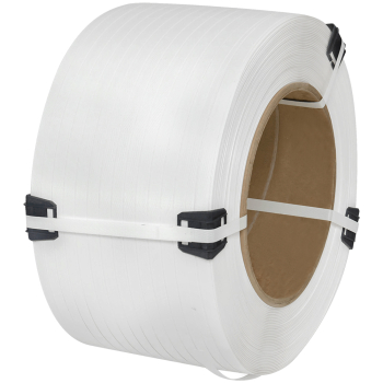 Стреппинг лента полипропиленовая (ПП), 12мм*0.5мм*2000м, белая
