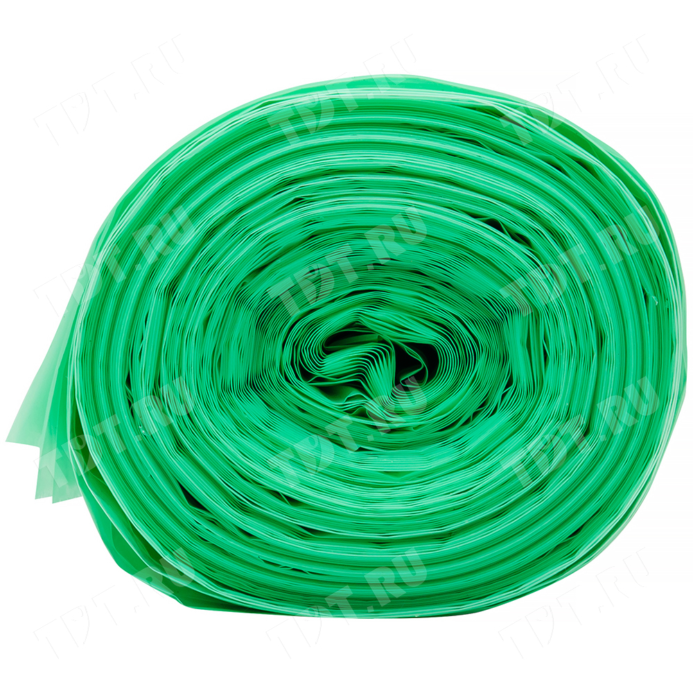 Полиэтиленовые пакеты ПСД 435 литров (зелёные), 85*190 см, 50 мкм, 10 шт./рулон