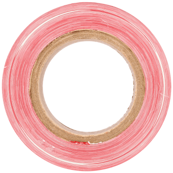 Сигнальная лента, красно-белая, 75мм*150м*35мкм